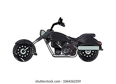 retro motorcycle classic icon