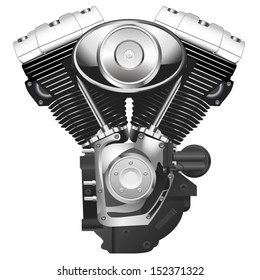 Retro Motorcycle Engine