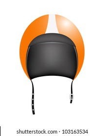 Retro motorcycle helmet