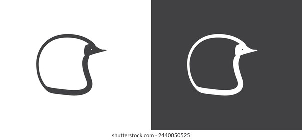 Retro Motorcycle helmet. Safety riding icon. Clasic helmet vector illustration in black and white background.