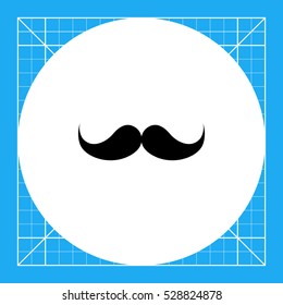 Retro moustache icon