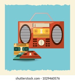 Retro music design