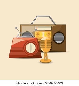 Retro music design