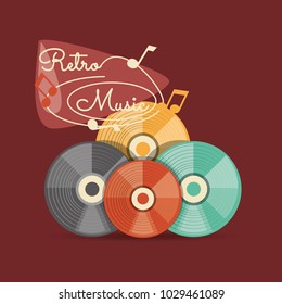 Retro music design