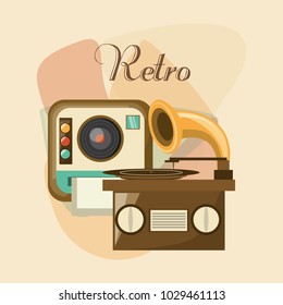 Retro music design