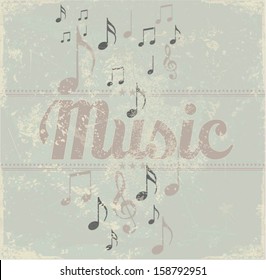 Retro music design.