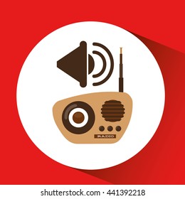 retro music design 