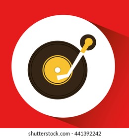 retro music design 