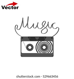 retro music icon