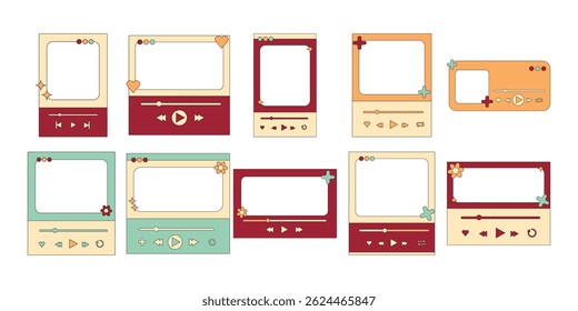 Retro Music Player UI Collection