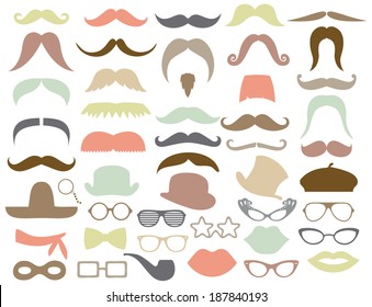 Retro Mustache / Hipster