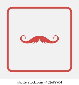 Retro mustache Icon.