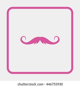 Retro mustache Icon.