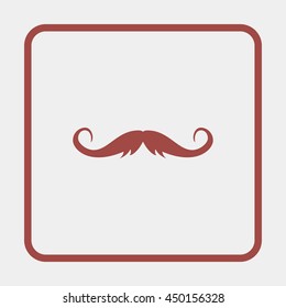Retro mustache Icon.