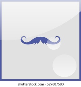 Retro mustache Icon.