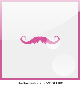 Retro mustache Icon.