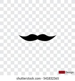 Retro mustache vector icon