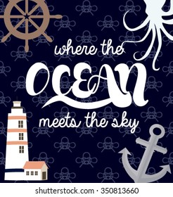 Retro Nautical card