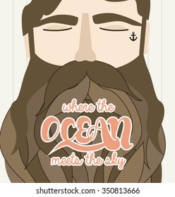 Retro Nautical card