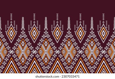 Retro Navajo tribe vector seamless design in various colors. Print of Aztec Fancy Geometric Art. Wallpaper, Fabric Design, Fabric, Paper, Cover, Textile, Weave, and Wrap are all terms that can be used