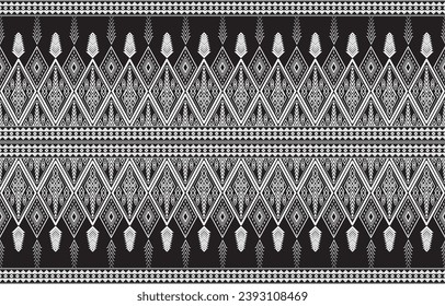 Retro Navajo tribe vector seamless design in various colors. Print of Aztec Fancy Geometric Art. Wallpaper, Fabric Design, Fabric, Paper, Cover, Textile
