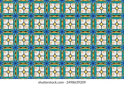 Retro Navajo tribe vector seamless design in various colors. Print of Aztec Fancy Geometric Art. Wallpaper, Fabric Design, Fabric, Paper, Cover, Textile, Weave, and Wrap are all terms that can be used