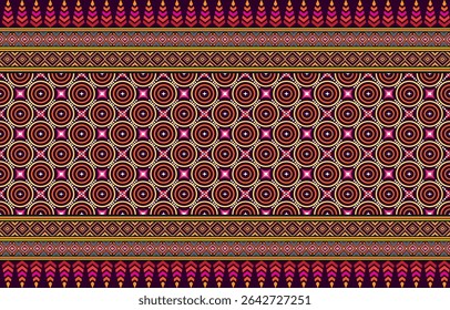 Retro Navajo tribe vector seamless design in various colors. Print of Aztec Fancy Geometric Art. Wallpaper, Fabric Design, Fabric, Paper, Cover, Textile, Weave, and Wrap are all terms that can be used