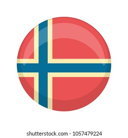 Retro Norway campaign button