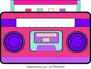 Retro Nostalgic 90’S Clipart  Design