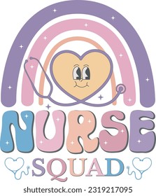Retro Nurse Sublimation Design Bundle