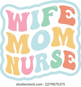 RETRO NURSE svg design, RETRO NURSE svg design new