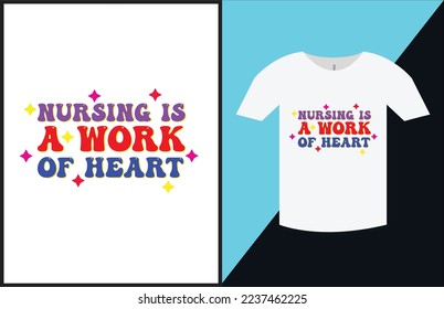 Retro NurseT-shirt Design.
You will get 1 EPS File.