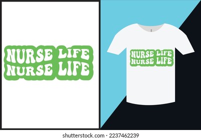 Diseño de camisetas retro para enfermeras.
Obtendrá 1 archivo EPS.