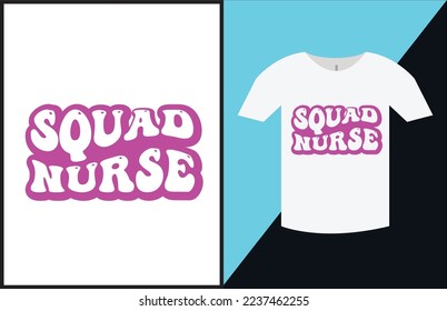 Retro NurseT-Shirt Design.
Sie erhalten 1 EPS-Datei.