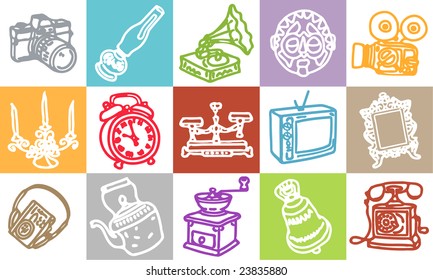 retro objects