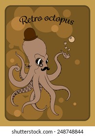 retro octopus