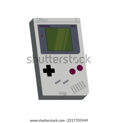 Retro Old Boy Portable Game 3D
