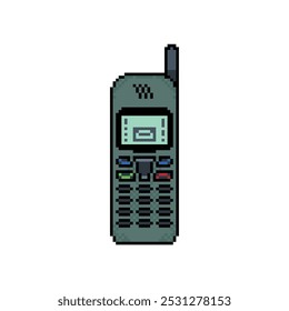 RETRO OLD CELLPHONE PIXEL ART