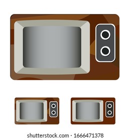 vectores clásicos de televisión retro