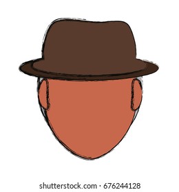 Retro Old man cartoon