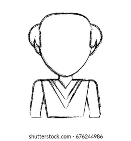 Retro Old man cartoon