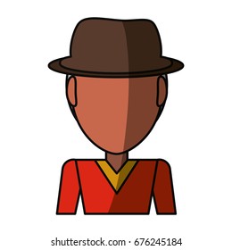 Retro Old man cartoon
