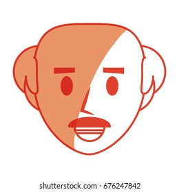 Retro Old man cartoon