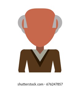 Retro Old man cartoon