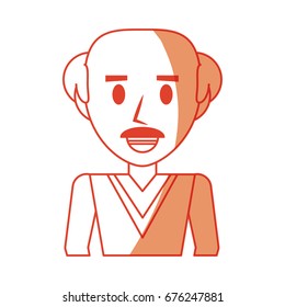 Retro Old man cartoon