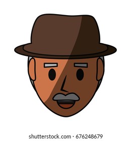 Retro Old man cartoon