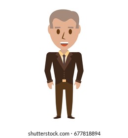 Retro Old man cartoon