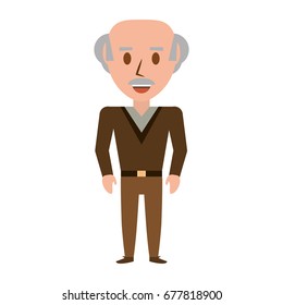 Retro Old man cartoon