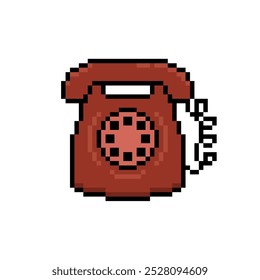 Retro-Pixelgrafik für alte Telefone