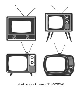 Retro and old Television concept design, vector illustration 10 eps graphic.
